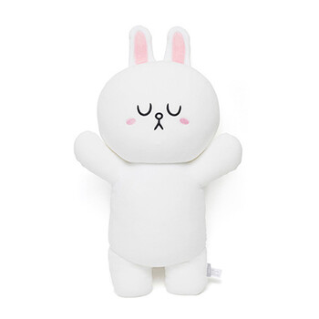 line friends 可妮兔趴趴枕 hug me 卡通居家柔软抱枕靠垫