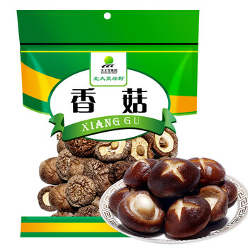 北大荒绿野 东北香菇50g 伞盖肉厚 炖汤煲汤火锅食材 