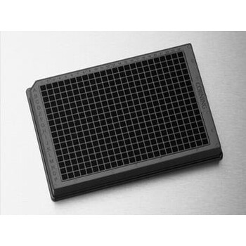 勤凯康宁corning 384孔板黑色低边未处理表面培养板无盖3573