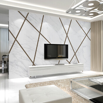 现代简约几何墙纸客厅电视背景墙壁纸影视墙壁画卧室无纺布墙布 f 仅