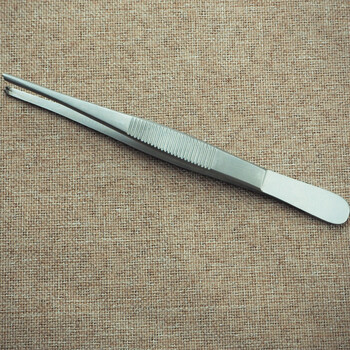 不锈钢组织镊子带勾齿镊子 组织 有勾镊有齿镊尖头镊皮镊 【出口款16