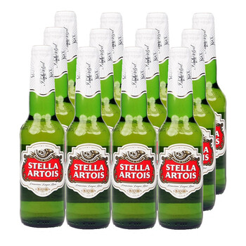比利时进口啤酒 时代stella artois 时代啤酒 瓶装330ml 整箱优惠