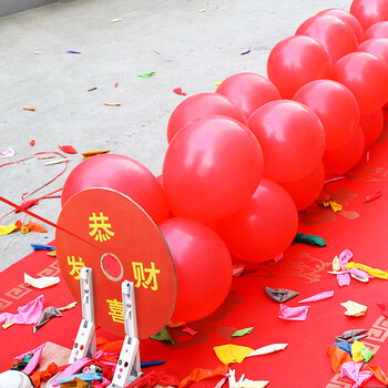 婚礼气球鞭炮 抖音同款网红气球代替鞭炮庆祝开业礼花礼炮结婚婚礼