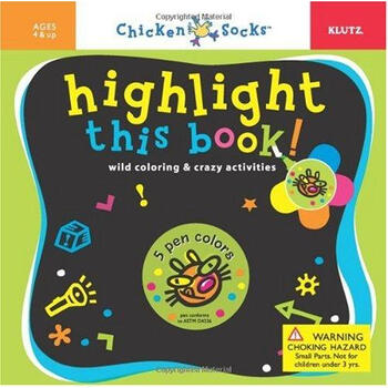 小鸡的袜子系列:就看这本书原版进口外文儿童绘本 highlight this