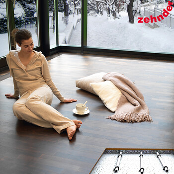 森德地热地暖用铝塑管和不锈钢分水器标价是1平米不含主管道和回填80