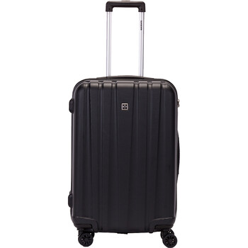 瑞世（SUISSEWIN）万向轮拉杆箱 商务出差休闲旅游登机箱 SN6991 20英寸 黑色