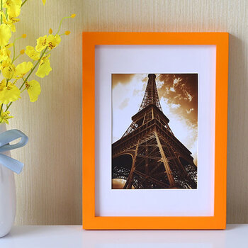 莫森萌实木相框挂墙161418202430328k4ka3拼图海报裱画框a4 橘色 14