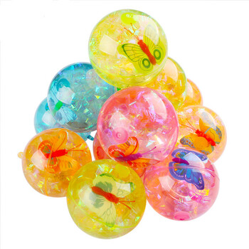 发光弹弹球闪光球闪光儿童玩具发光弹力球_ 5折现价7元