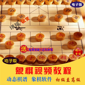 零基础新手入门到精通初级中级高级象棋视频教程动态棋谱 象棋软件象棋高手速成秘籍自学教程资料电子版 图片价格品牌报价 京东
