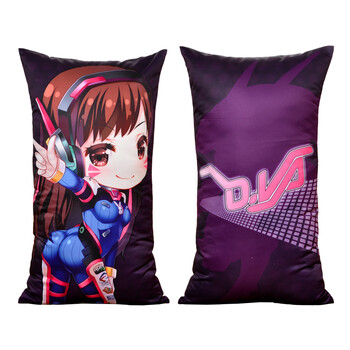 守望先锋overwatch 源氏半藏猎空天使 动漫周边枕头半身抱枕 dva 版本