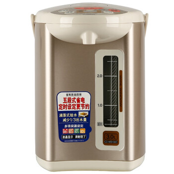 
                                        象印（ZO JIRUSHI）电热水瓶家用电水壶/烧水壶3L容量 四段保温电热水壶微电脑可定时CD-WBH30C（粉棕色）                