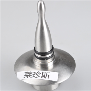 莱珍斯 烛台款红酒塞 不锈钢迷你便携式 创意红酒瓶塞 浪漫烛光红酒晚餐 不锈钢色