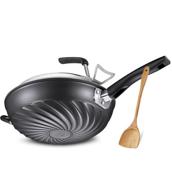 爱仕达炒锅ASD金刚旋风少油烟不粘锅 烹任锅具WG8332LZL 32cm