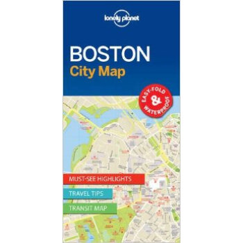 Lonely Planet Boston City Map (Travel Guide)