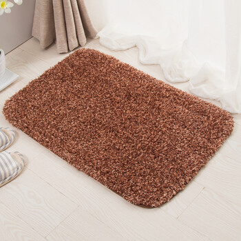 御美地垫 进门玄关地垫超柔软吸水 防滑浴室垫 门垫脚垫 珍珠垫 棕色