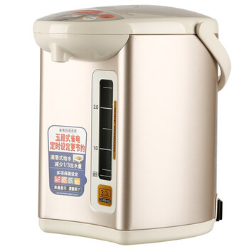 
                                        象印（ZO JIRUSHI）电热水瓶家用电水壶/烧水壶3L容量 四段保温电热水壶微电脑可定时CD-WBH30C（粉棕色）                
