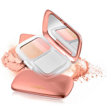 欧莱雅loreal巴黎欧莱雅奇焕光彩三色焕亮粉饼遮瑕高光修容粉饼三合一