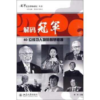 解码冠军：40位成功人物的智慧碰撞pdf/doc/txt格式电子书下载