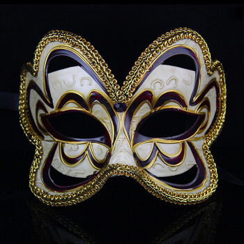 钛捷摩 万圣节儿童化妆舞会面具 半脸性感成人假面具 舞会公主派对