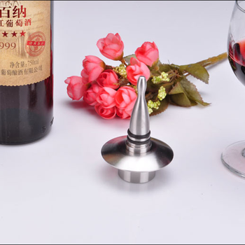 莱珍斯 烛台款红酒塞 不锈钢迷你便携式 创意红酒瓶塞 浪漫烛光红酒晚餐 不锈钢色