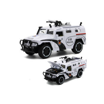 kids home toys 20195合金警車模型合金特警車模聲光回力開門兒童