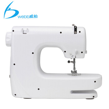 webb威柏618缝纫机 带简易锁边脚踏缝纫 多功能家用缝纫 台式脚踏衣车新品上市