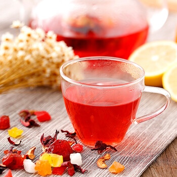 夏了夏天 茶叶 花果茶 柠檬香甜 柠檬味果粒水果茶 100g