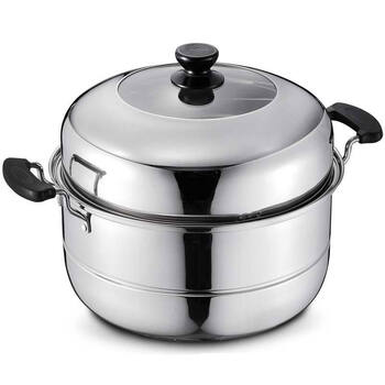 
                                        
                                        爱仕达（ASD） 爱仕达蒸锅ASD二层304不锈钢大蒸锅 电磁炉通用M1534G 34CM                