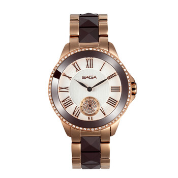 香港设计廊 saga 世家 精钢腕表 石英手表 女表