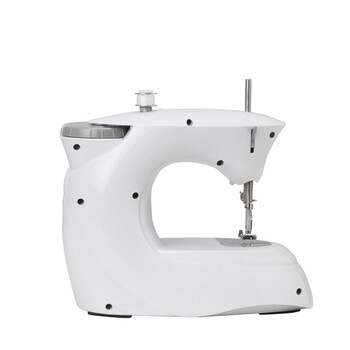 webb威柏208小型缝纫机家用电动台式多功能缝纫机家用迷你双线手持衣车脚踏送礼佳品 绿色版