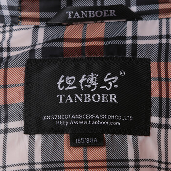 坦博尔 羽绒服 女 无袖连帽休闲短款羽绒马甲  TB7012 姜黄 170/92A L
