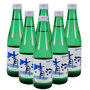 洋酒乐天lotte韩国进口清河清酒13度300ml6