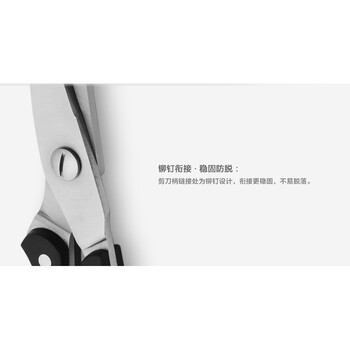 
                                        函翌厨房强力鸡骨剪 不锈钢鸡鸭鱼骨剪 生鱼肉剪刀多功能剪刀                