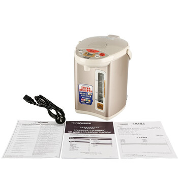 
                                        象印（ZO JIRUSHI）电热水瓶家用电水壶/烧水壶3L容量 四段保温电热水壶微电脑可定时CD-WBH30C（粉棕色）                