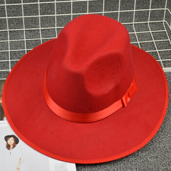 上海滩许文强杰克逊大沿礼帽男女士英伦帽子爵士帽儿童表演舞蹈帽 全