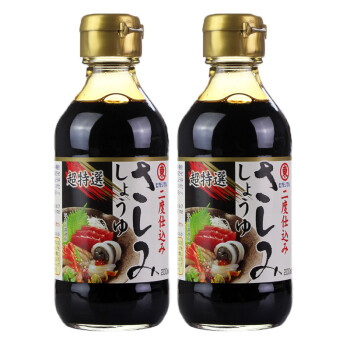 HIGASHIMARU东牌刺身酱油日本原装进口 刺身生鱼片酱油寿司酱油 东牌酱油 200ml *2瓶装