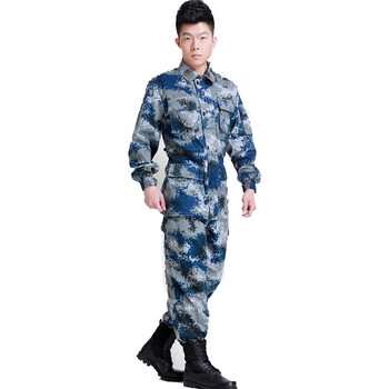 秋冬季作训服男士秋冬季套装户外运动军训服 空军冬作训服 1752016