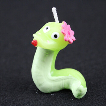 安礼轩 十二生肖蜡烛 儿童生日周岁蛋糕蜡烛无烟手工艺礼品蜡烛 蛇