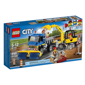 lego 乐高 城市系列 city 益智积木玩具 男孩 60152道路清扫车