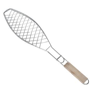 烧烤单鱼夹 烤炉鱼夹 烧烤用品 烤鱼夹 烧烤配件