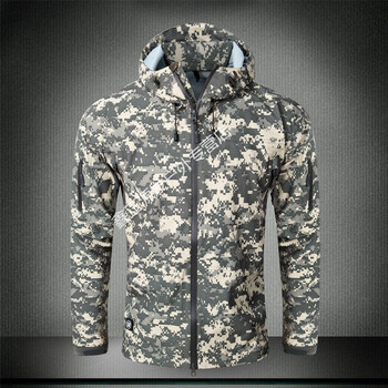 户外迷彩服 猛禽硬壳冲锋衣 全压胶硬壳上衣 灰色 s【图片 价格 品牌 
