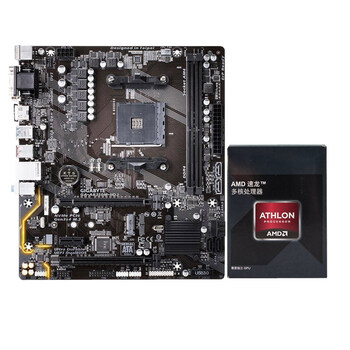 amd 四核速龙x4 950处理器 技嘉ab350m-hd3主板套包_现价-1元