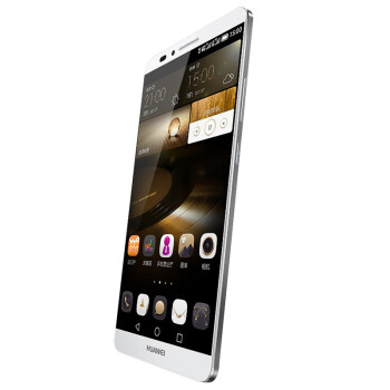 【联通0元购机】华为 Ascend Mate7 月光银 移动联通双4G手机 双卡双待双通