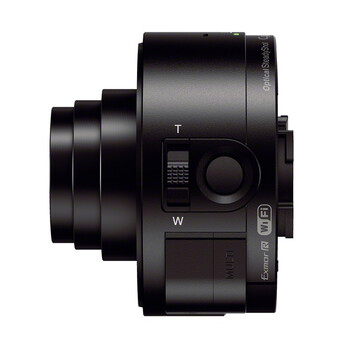 索尼（SONY） DSC-QX10 镜头式数码相机 黑色（1820万有效像素 10倍光学变焦 25mm广角 WIFI/NFC随时分享）