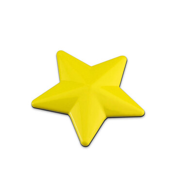 asd车盖字母车身贴 3d立体 金属字标 中号星星黄色 (单个价格)