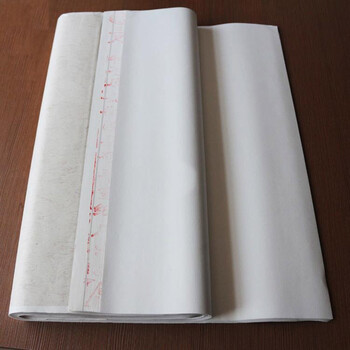 宣纸书法国画三尺生宣纸 文房四宝毛笔练习纸古法净皮3尺 一刀100张