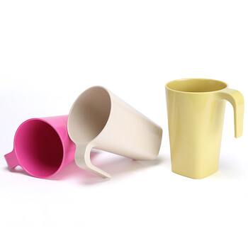simzu环保餐具 茶杯/咖啡杯/牛奶杯 竹纤维材质水杯K004 三色套装