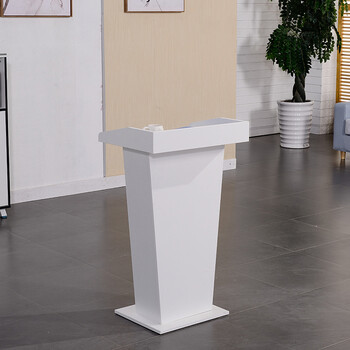 黎杨家具演讲桌现代咨客台会议培训礼宾台迎宾前台教室讲台报告发言台