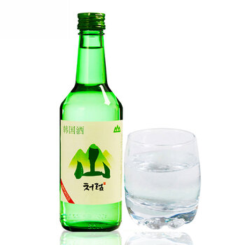乐天(lotte)烧酒 19°韩国山烧酒 360ml*4瓶