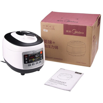 美的（Midea） 电压力锅5L 双胆高压锅 智能方煲 韩式电脑版压力锅 WSS5033